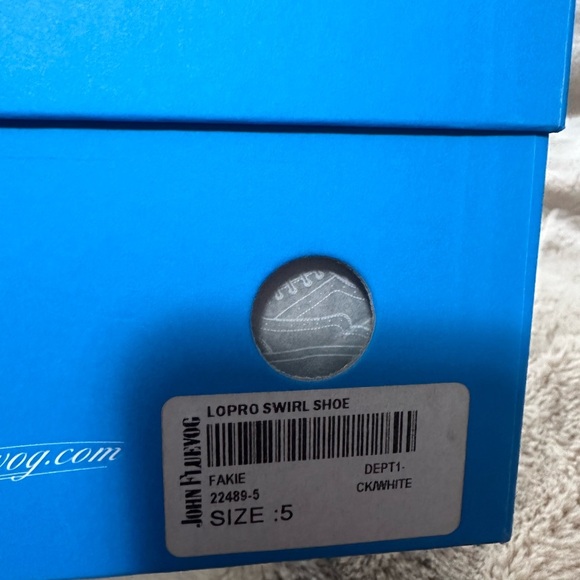 NIB Fluevog Lopro Fakie Black & White Checkered Lace-Up Sneakers w/ Green Swirl - Picture 7 of 9